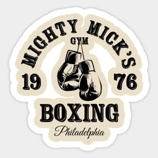 Mighty Micks Boxing Gym Sticker